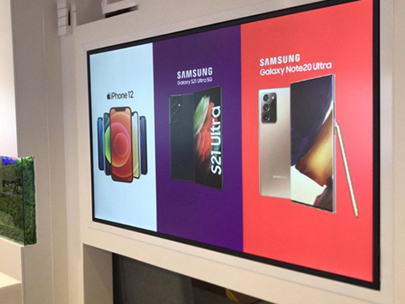 Digital Display Retail Shop