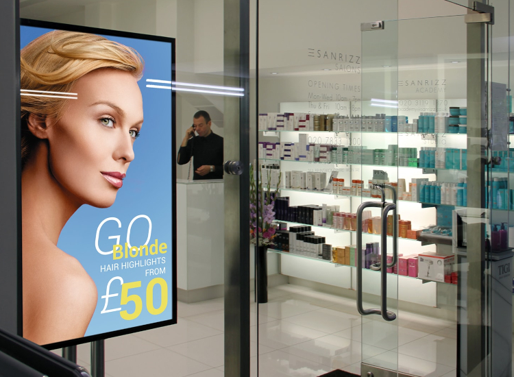 Digital Display Retail Shop